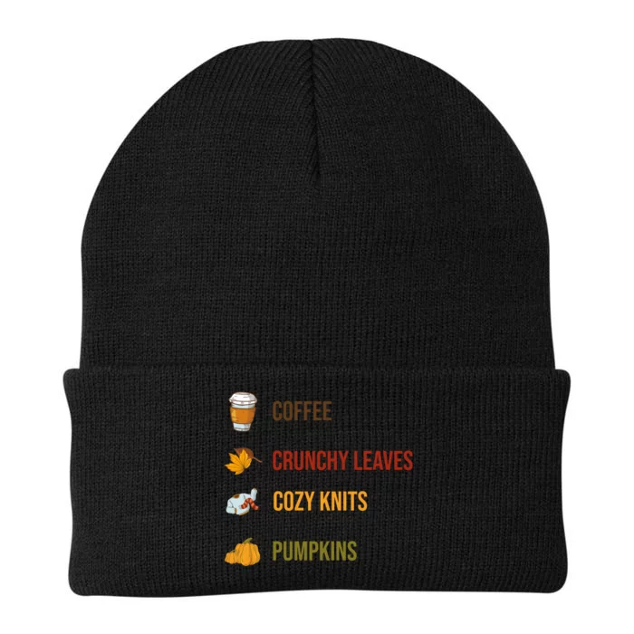 Autumn Season Essentials Graphic Knit Cap Winter Beanie