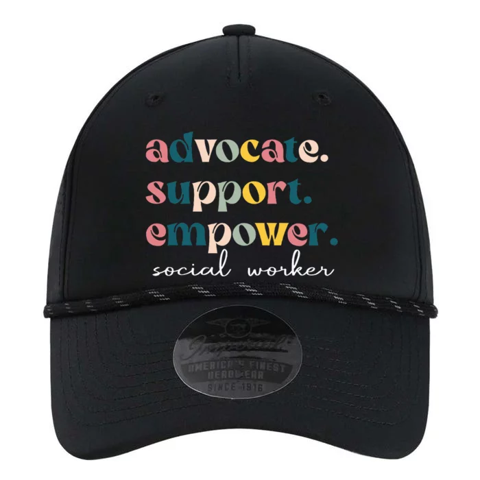 Advocate Support Empower Cute Social Worker Graduation Msw Performance The Dyno Cap