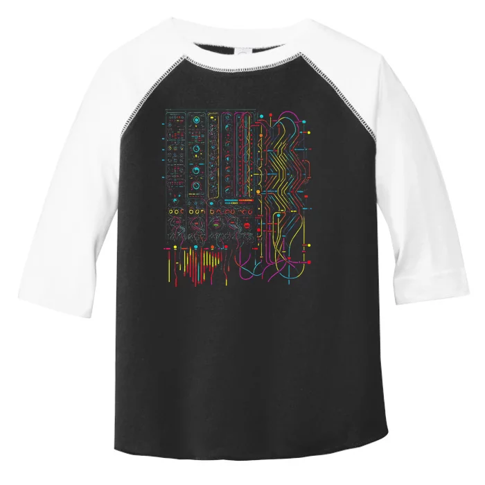 Analogue Synthesiser Electronic Music Modular Life Toddler Fine Jersey T-Shirt