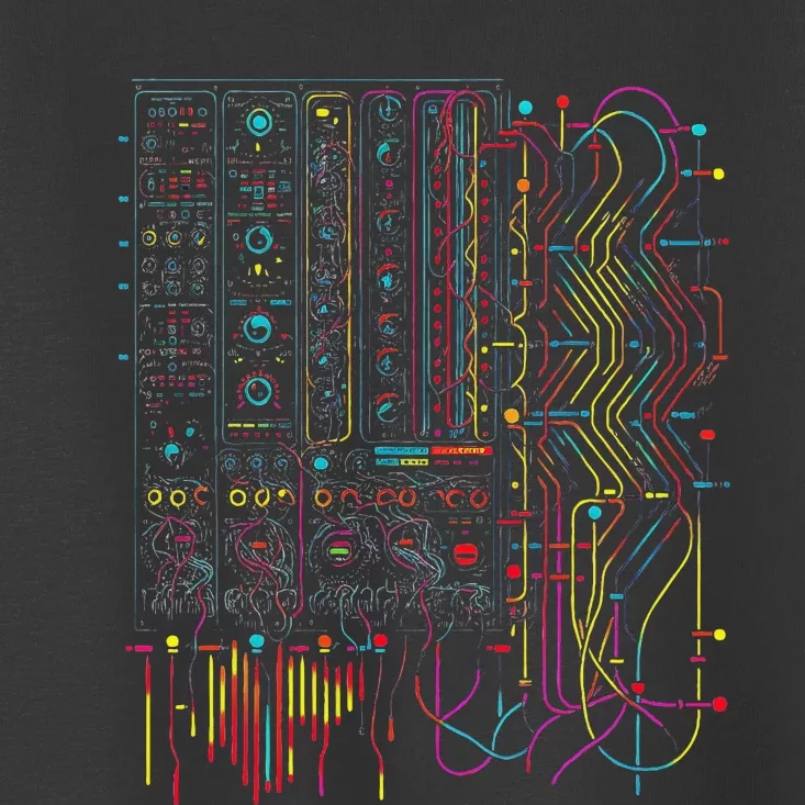 Analogue Synthesiser Electronic Music Modular Life Toddler T-Shirt