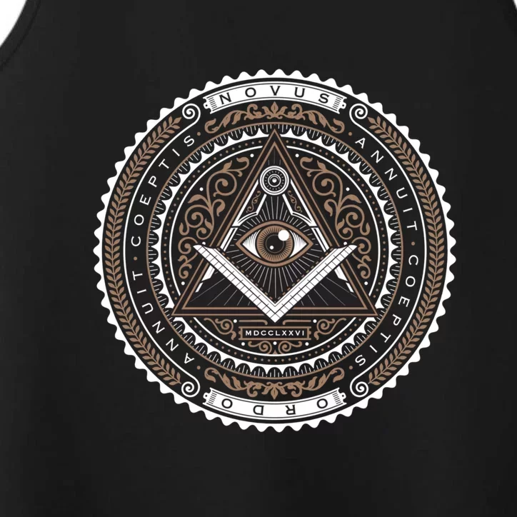 All Seeing Eye Emblem Performance Tank