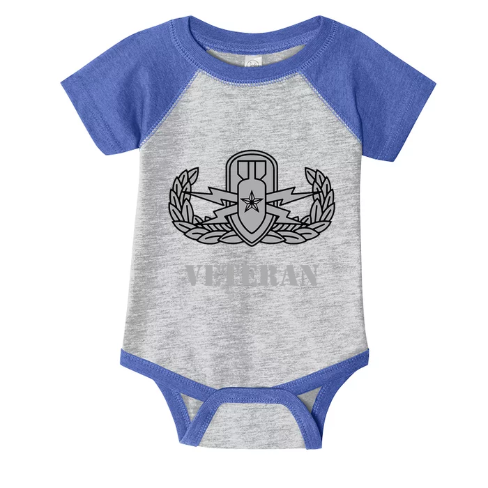 Army Senior Explosive Ordinance Disposal Badge Eod Veteran Infant Baby Jersey Bodysuit