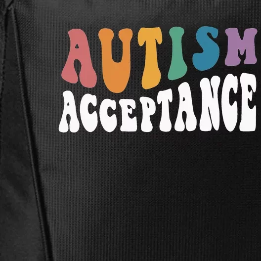 Acceptance Special Education Teacher Autism Awareness City Backpack