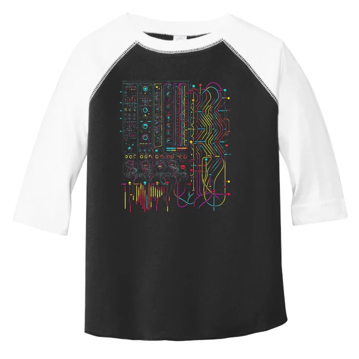 Analogue Synthesiser Electronic Music Modular Life Toddler Fine Jersey T-Shirt