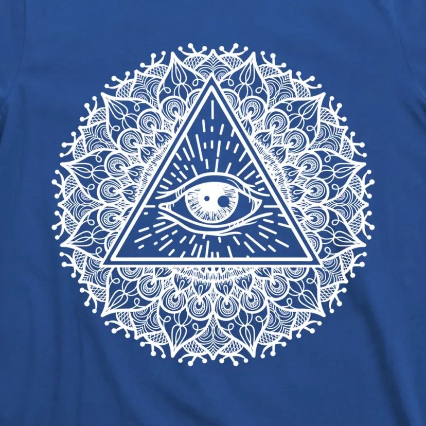 All Seeing Eye Mystic Dark Magic Dala Art Yoga Meditation Meaningful Gift T-Shirt