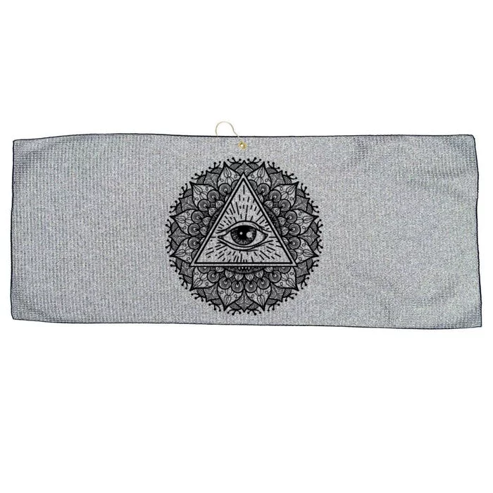 All Seeing Eye Mystic Dark Magic Dala Art Yoga Meditation Meaningful Gift Large Microfiber Waffle Golf Towel