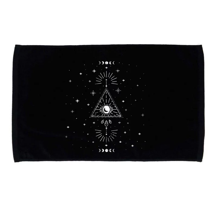 All Seeing Eye Alchemy Sun Moon Astrology Gift Microfiber Hand Towel