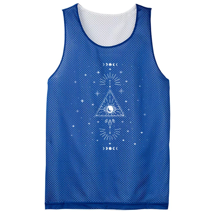 All Seeing Eye Alchemy Sun Moon Astrology Gift Mesh Reversible Basketball Jersey Tank