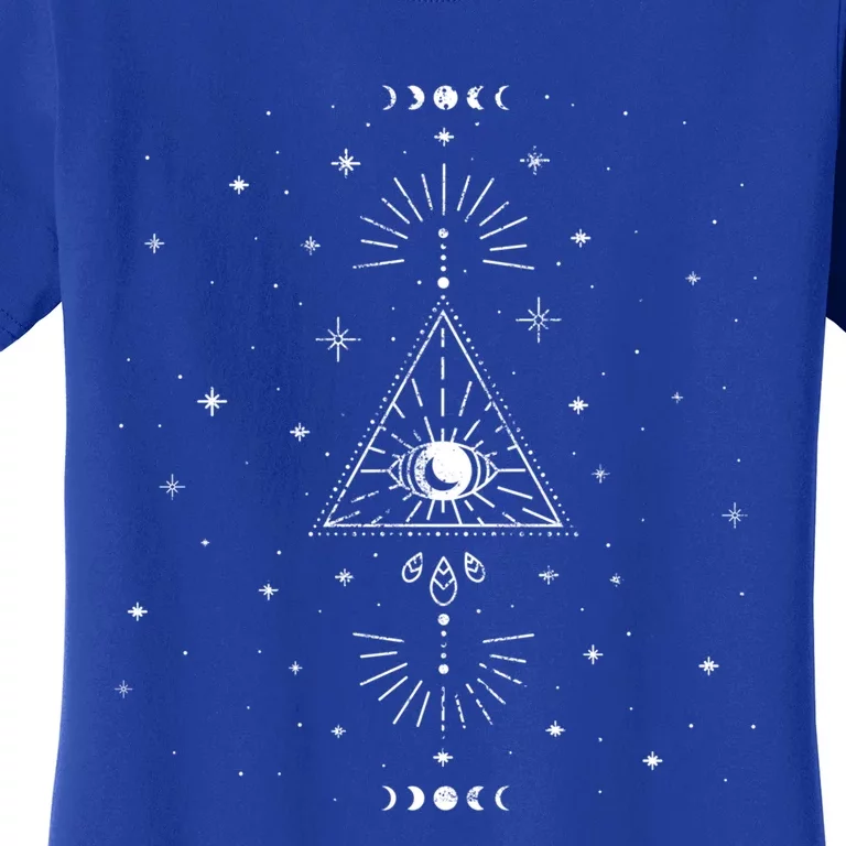 All Seeing Eye Alchemy Sun Moon Astrology Gift Women's T-Shirt