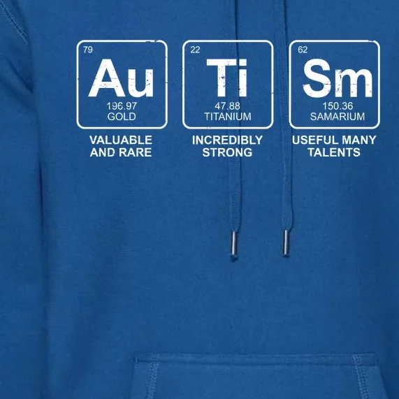 Autism Strong Element Awareness Premium Hoodie