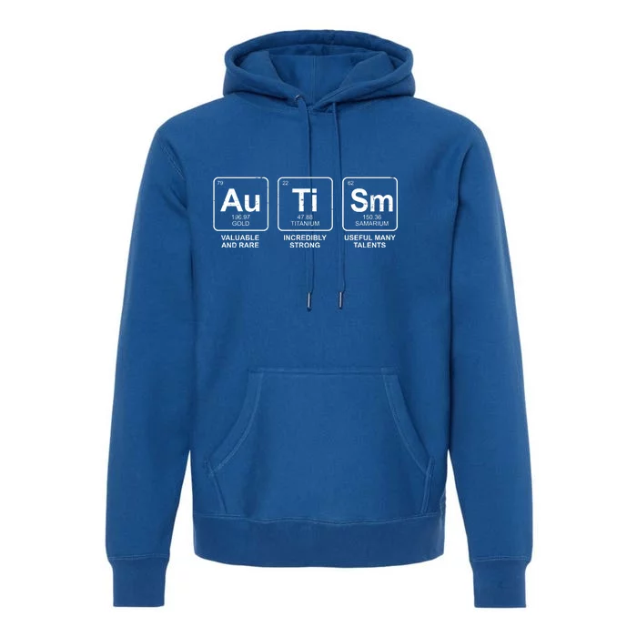 Autism Strong Element Awareness Premium Hoodie