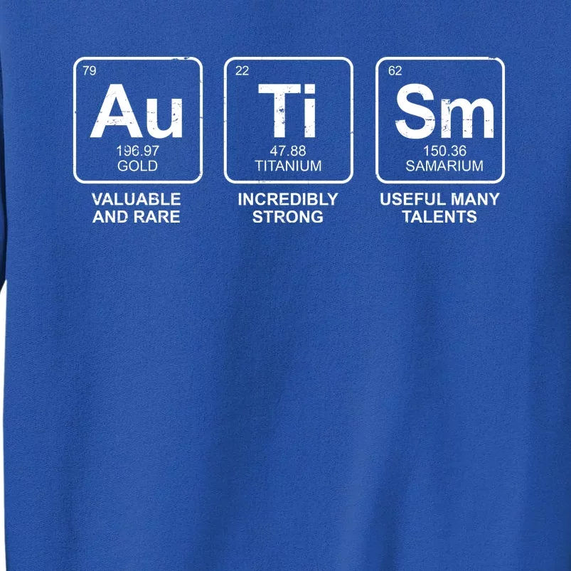 Autism Strong Element Awareness Tall Sweatshirt