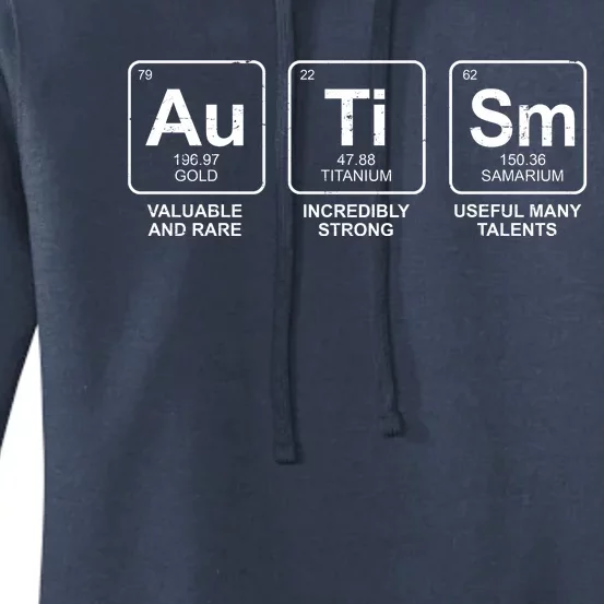 Autism Strong Element Awareness Women's Pullover Hoodie