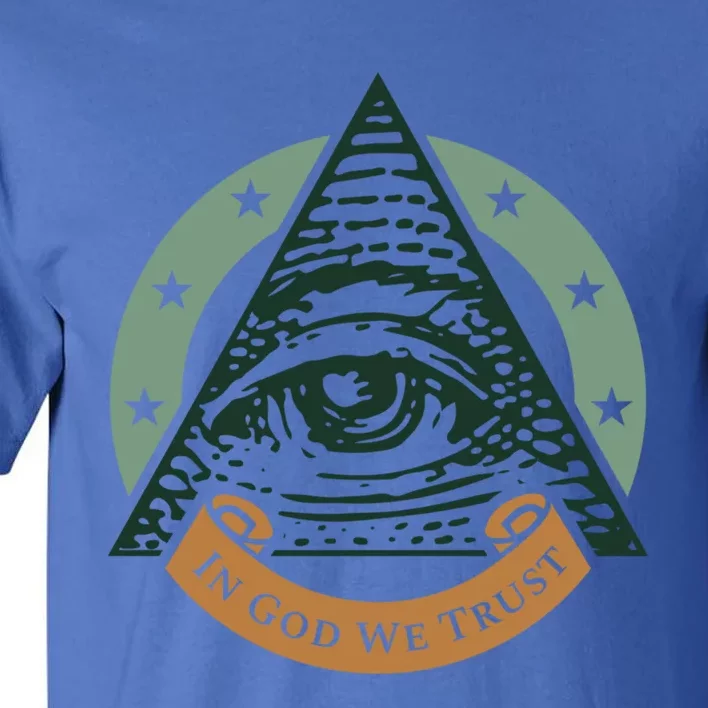 All Seeing Eye Providence In God We Trust Gift Tall T-Shirt