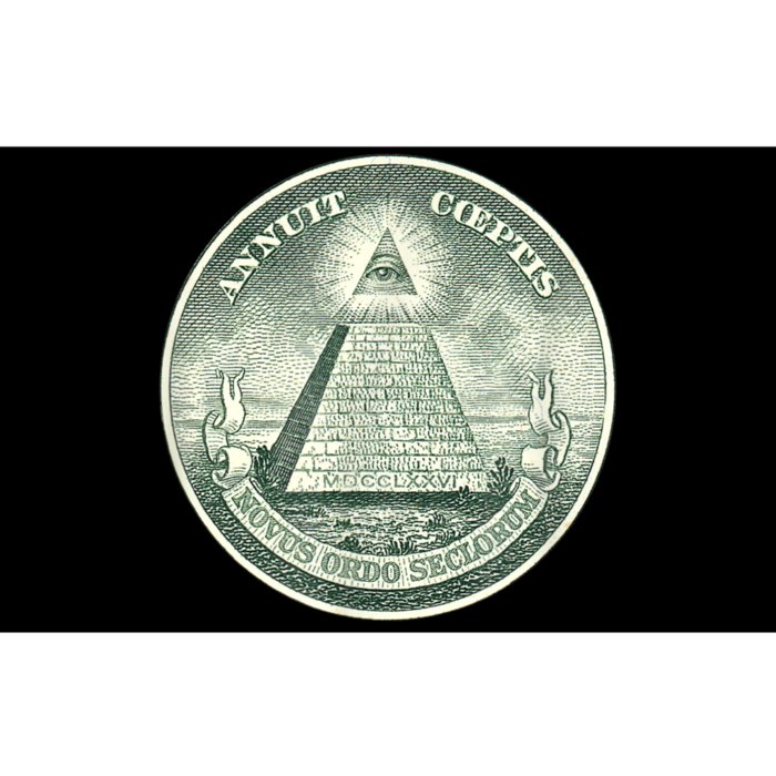 ALL SEEING EYE OF GOD DIVINE PROVIDENCE ILLUMINATI SEAL Bumper Sticker