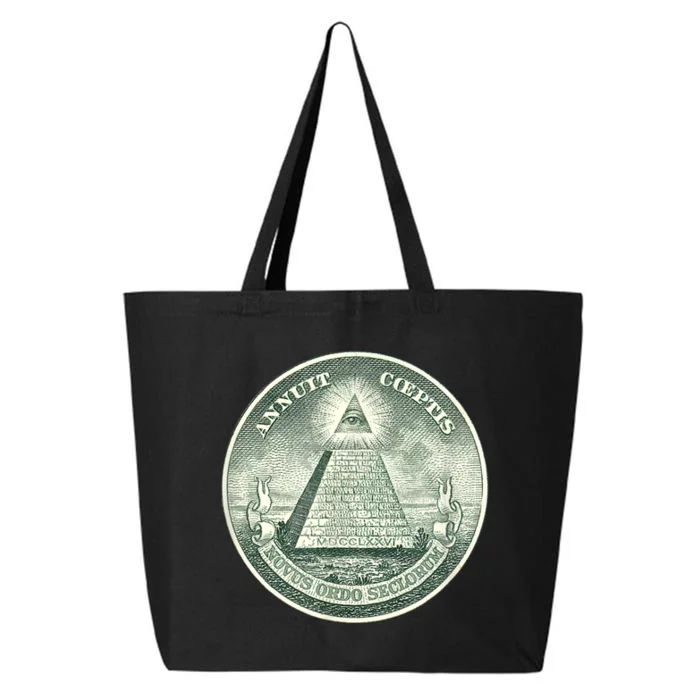 ALL SEEING EYE OF GOD DIVINE PROVIDENCE ILLUMINATI SEAL 25L Jumbo Tote