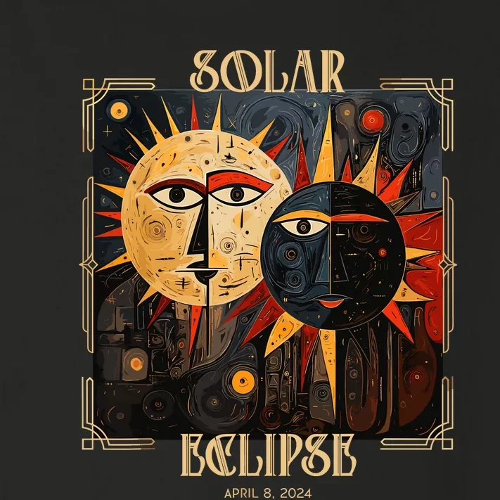 Art Solar Eclipse 2024 Sun Totality April 8th America Toddler Long Sleeve Shirt