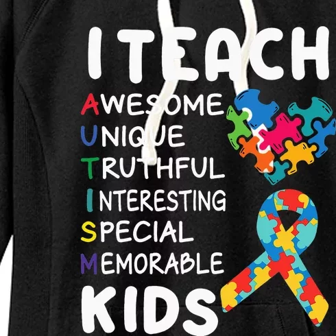 Autism Special Education Teacher Sped Teacher Autism Teacher Women's Fleece Hoodie