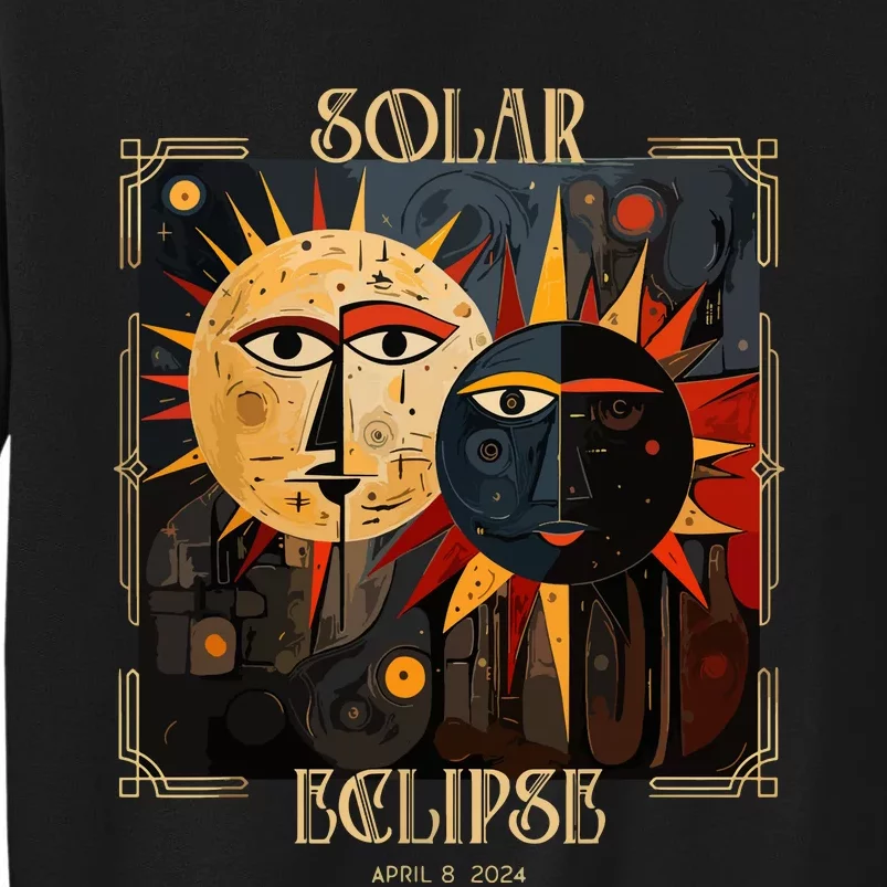 Art Solar Eclipse 2024 Sun Totality April 8th America Sweatshirt