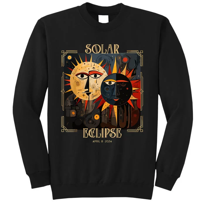 Art Solar Eclipse 2024 Sun Totality April 8th America Sweatshirt