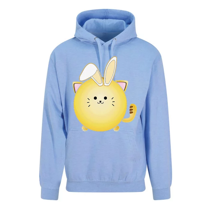 Anime Style Easter Bunny Ears Cat Unisex Surf Hoodie