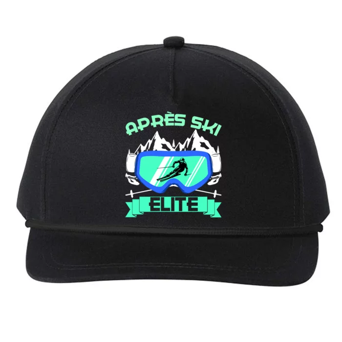 Apres Ski Elite Skiing Snowboarding Skiing Cute Gift Snapback Five-Panel Rope Hat