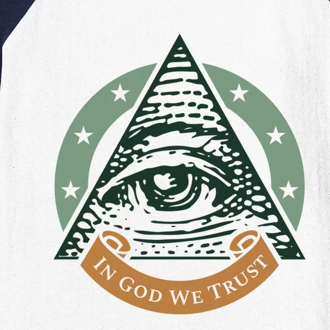 All Seeing Eye Providence In God We Trust Gift Baseball Sleeve Shirt