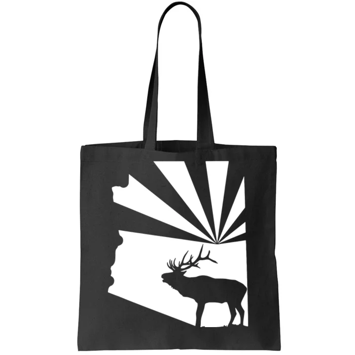 Arizona State Elk Hunting Tote Bag