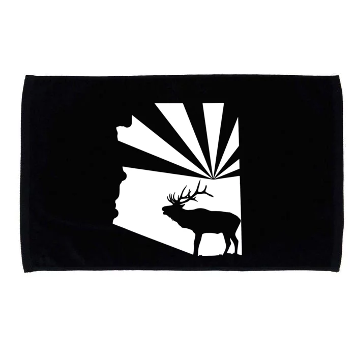 Arizona State Elk Hunting Microfiber Hand Towel