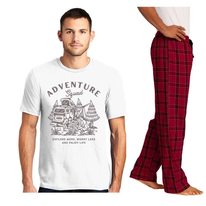 Adventure Squad Explore More Worry Less Enjoy Life Pajama Set