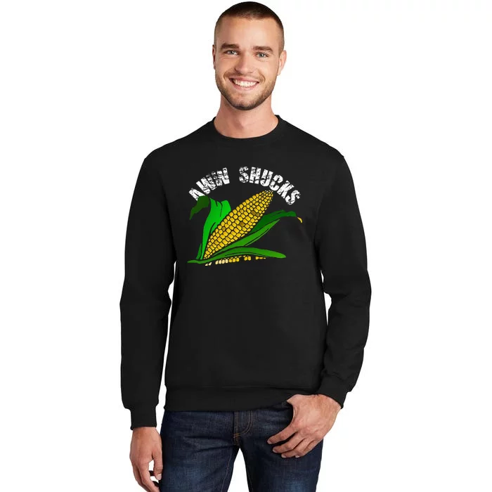 Aww Shucks Funny Farmer Corn Lover Market Festival Gift Sweatshirt