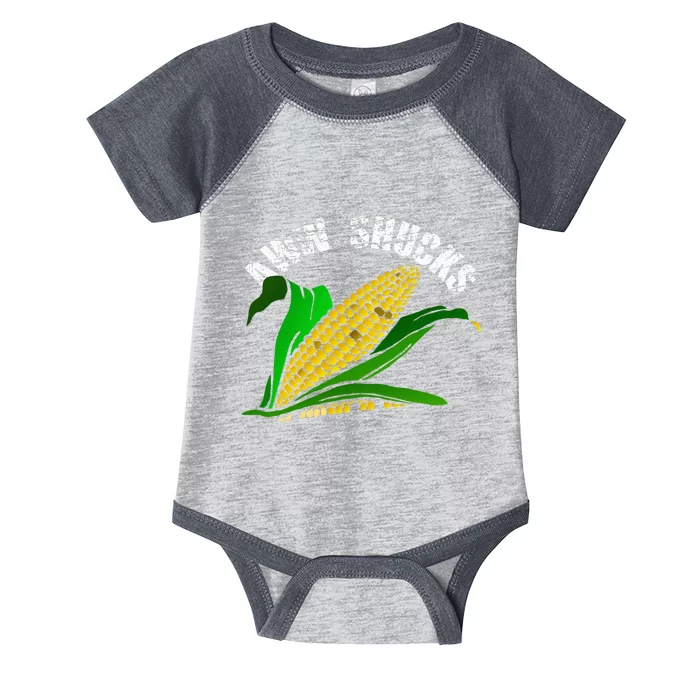 Aww Shucks Funny Farmer Corn Lover Market Festival Gift Infant Baby Jersey Bodysuit