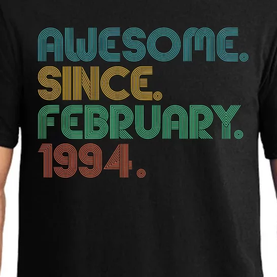 Awesome Since February 1994 30th Birthday Pajama Set