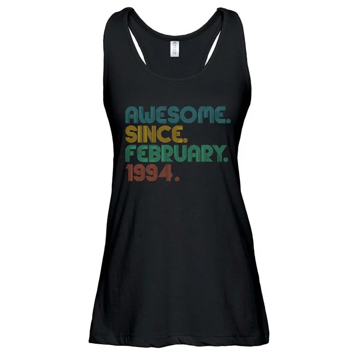 Awesome Since February 1994 30th Birthday Ladies Essential Flowy Tank