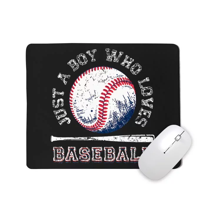 American Sport Fan Baseball Lover Batter Baseball Mousepad