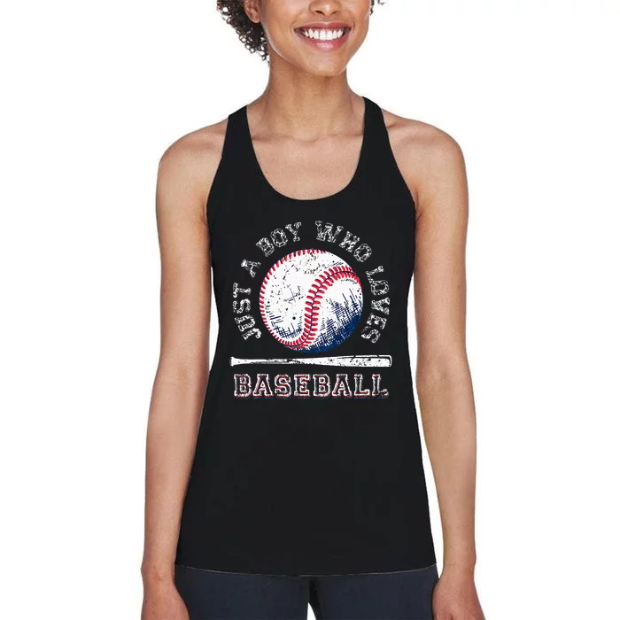 American Sport Fan Baseball Lover Batter Baseball Women's Racerback Tank