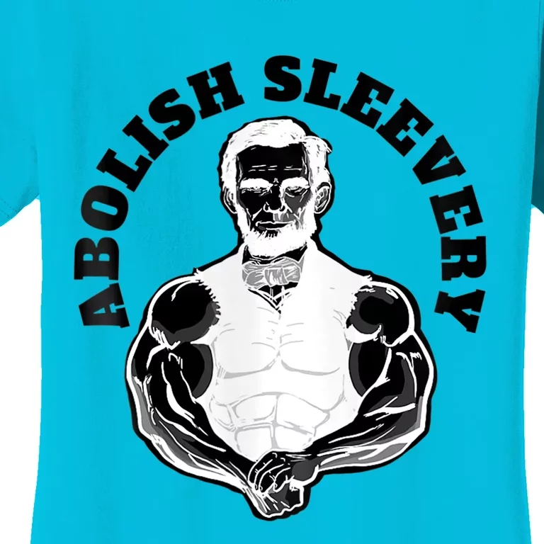 Abolish Sleevery Funny Abraham Lincoln Free The Sleeves Tank Top Women's T-Shirt