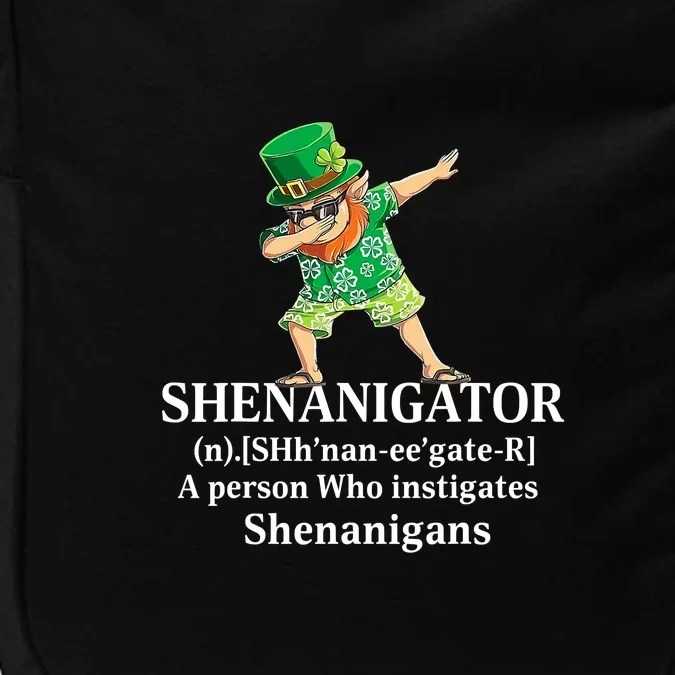 đAbbing Shenanigator Four Leaf Clover Saint Patrick Day Impact Tech Backpack