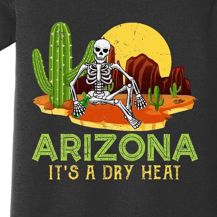 Arizona Skeleton Funny Arizona American Baby Bodysuit