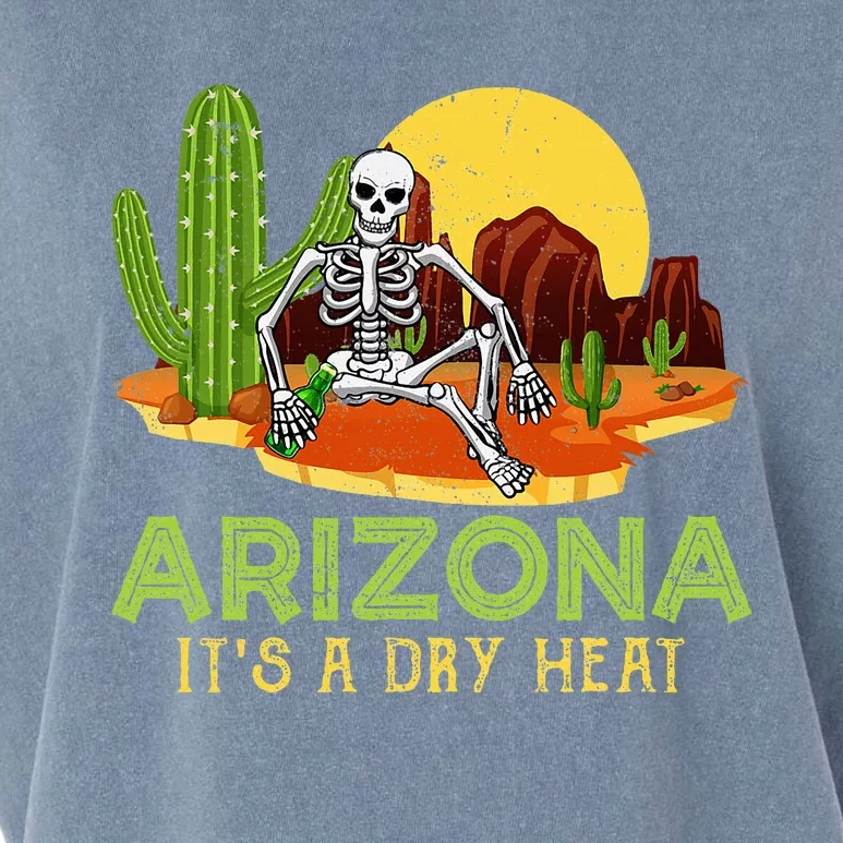 Arizona Skeleton Funny Arizona American Garment-Dyed Women's Muscle Tee