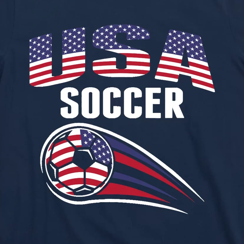 America Soccer Fans Jersey United States Football Lovers T-Shirt