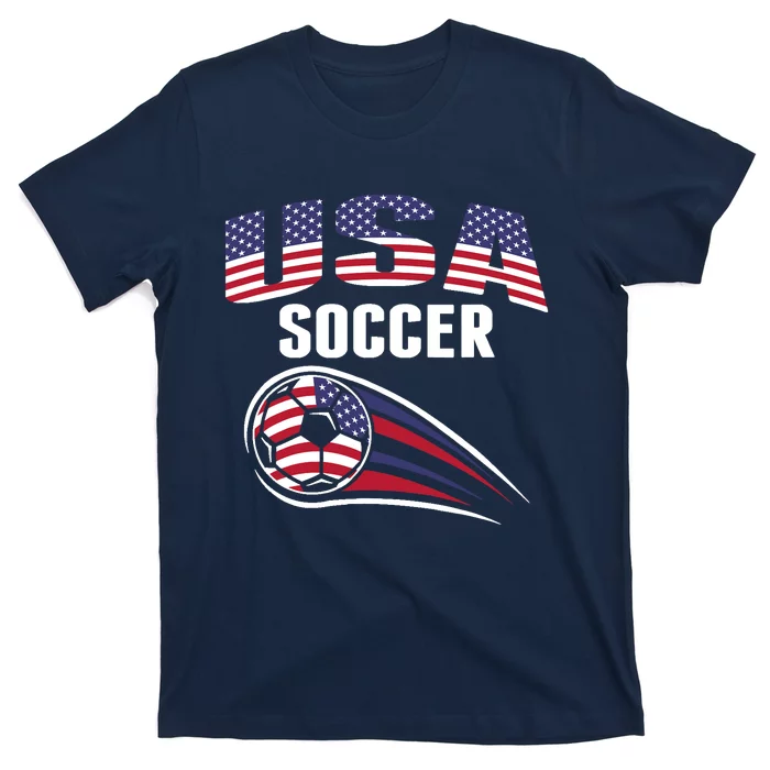 America Soccer Fans Jersey United States Football Lovers T-Shirt