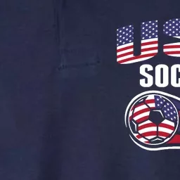 America Soccer Fans Jersey United States Football Lovers Softstyle Adult Sport Polo