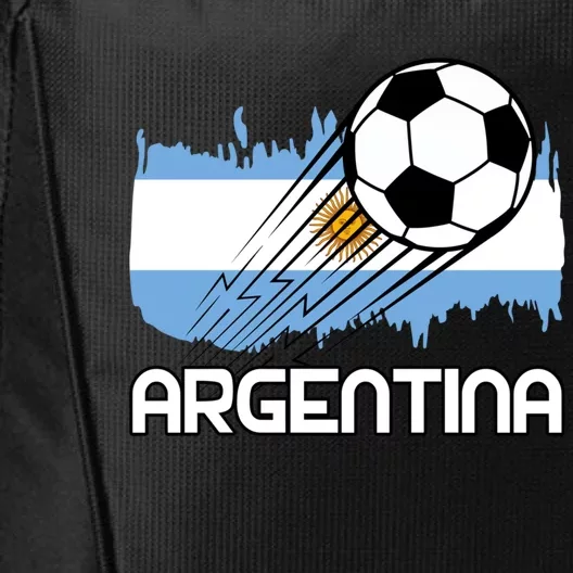 Argentina Soccer Fan Gift City Backpack