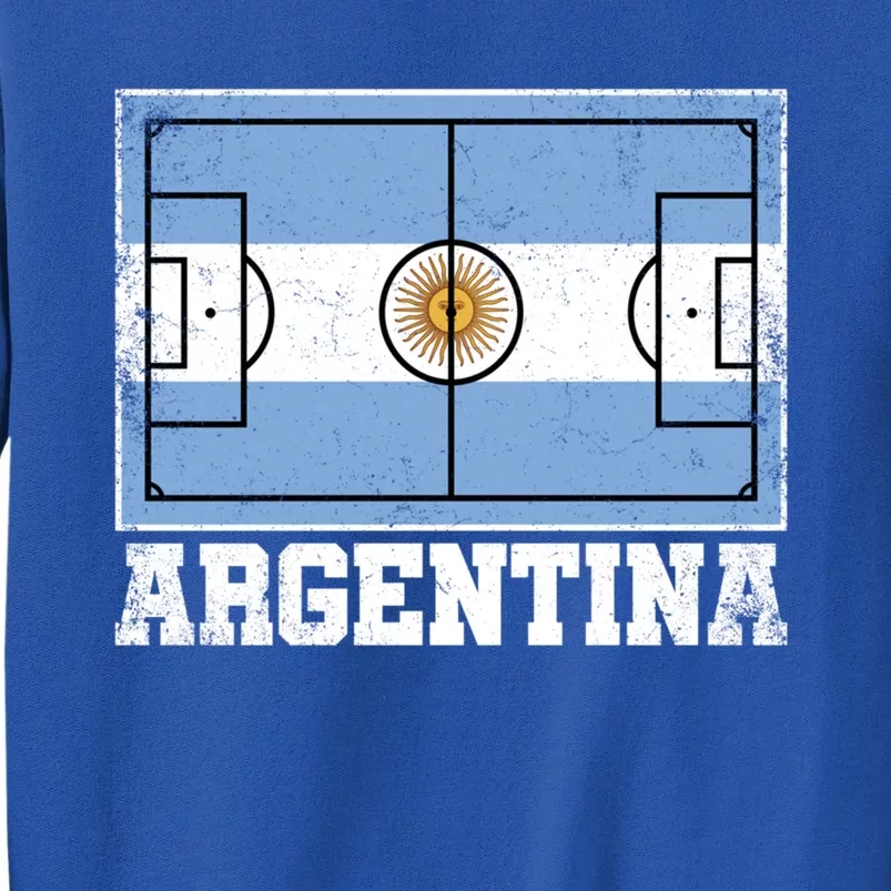 Argentina Soccer Field Country Flag Argentinian Pride Gift Sweatshirt