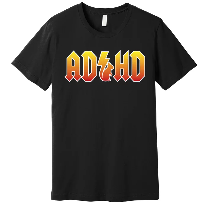 ADHD Squirrel Funny ADHD Premium T-Shirt