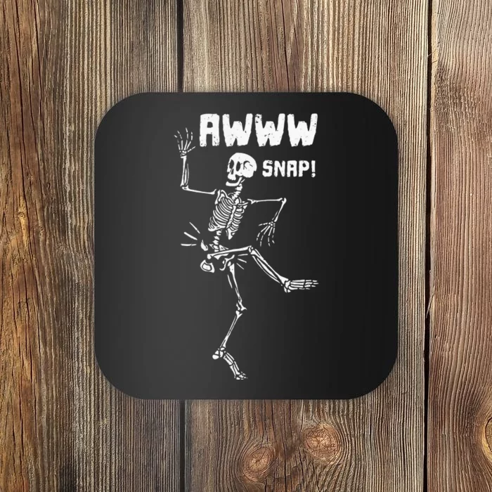 Awww Snap Funny Hip Broken Design For Surgery Survivor Coaster