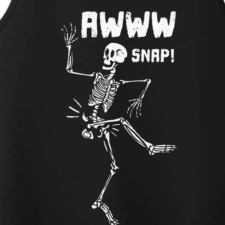 Awww Snap Funny Hip Broken Design For Surgery Survivor Performance Tank