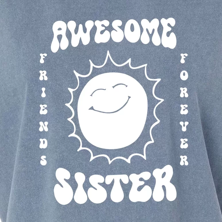 Awesome Sister Friends Forever Garment-Dyed Women's Muscle Tee