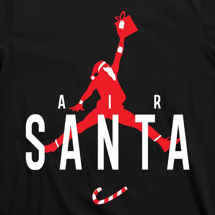 Air Santa Funny Xmas Basketball T-Shirt